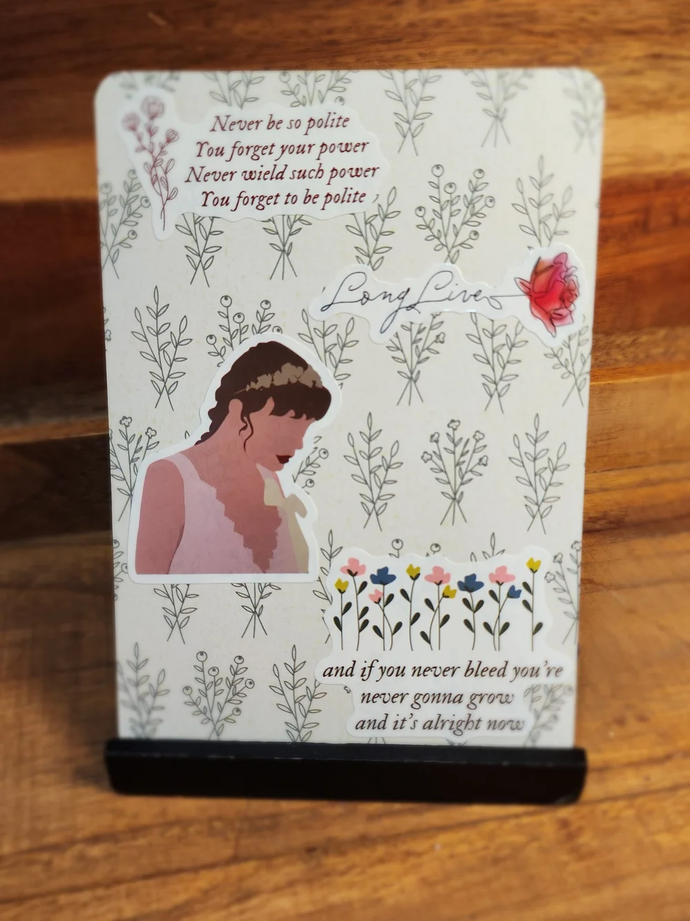 Taylor Swift Kindle Inserts